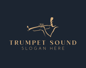 Musician Trumpet Instrument  logo