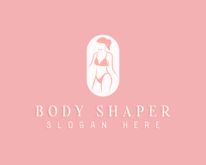 Woman Body Lingerie logo design