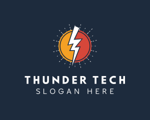 Thunder Solar Energy logo design