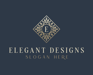 Flower Interior Design logo design