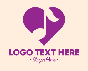 Purple Heart Note logo