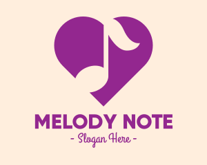 Purple Heart Note logo