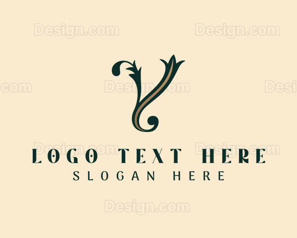 Elegant Decorative Fashion Logo