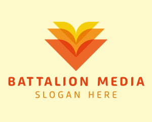 Modern Media Tech Book logo design