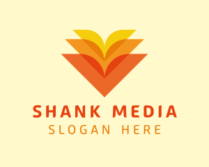 Modern Media Tech Book logo design