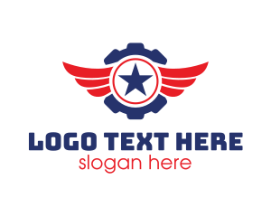 Automotive - Automotive Gear Wing Star logo design