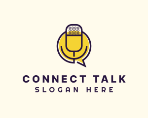Talk Radio Podcast logo design