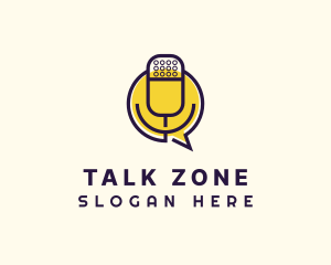 Talk Radio Podcast logo design