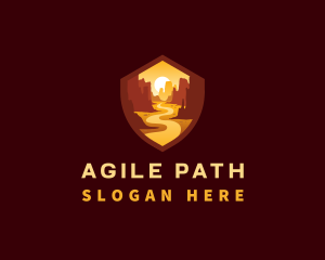 Desert Canyon Path logo design