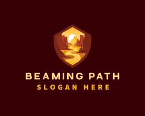 Desert Canyon Path logo design