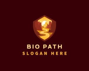 Desert Canyon Path logo design