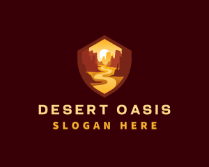 Desert Canyon Path logo design