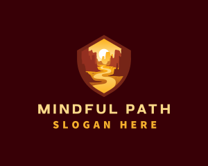 Desert Canyon Path logo design