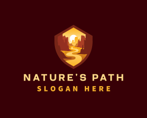 Desert Canyon Path logo design