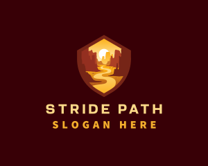 Desert Canyon Path logo design