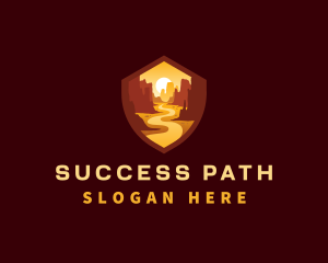 Desert Canyon Path logo design