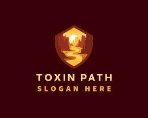 Desert Canyon Path logo design