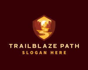 Desert Canyon Path logo design