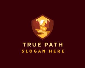 Desert Canyon Path logo design