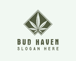 Green Medicinal Weed logo