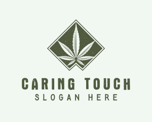 Green Medicinal Weed logo