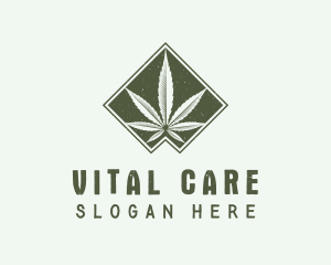 Green Medicinal Weed logo