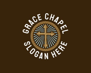 Christian Chapel Cross logo design