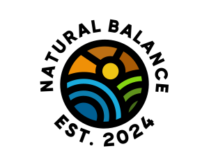 Nature Field Landscape  logo
