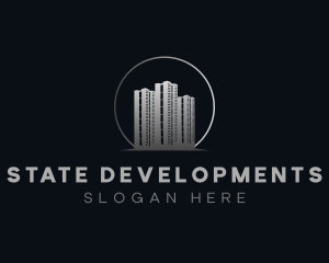 City State Tower Buildings logo design