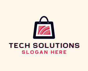 Wifi Tech Shopping Logo