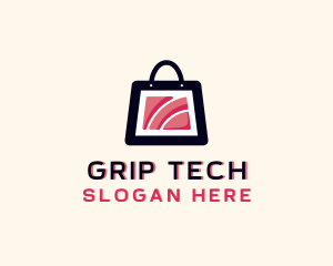 Wifi Tech Shopping logo design