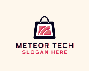 Wifi Tech Shopping logo design