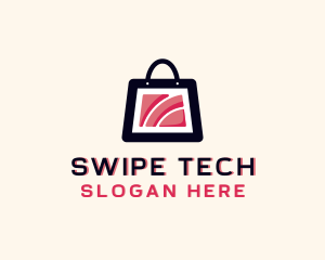 Wifi Tech Shopping logo design