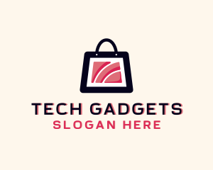 Wifi Tech Shopping logo design