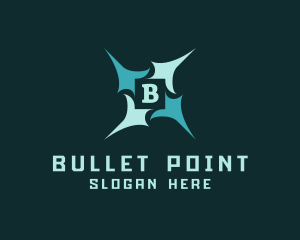 Sharp Pointed Star logo design