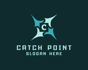 Sharp Pointed Star logo design