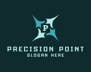 Sharp Pointed Star logo design