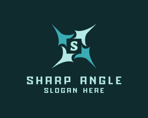 Sharp Pointed Star logo design