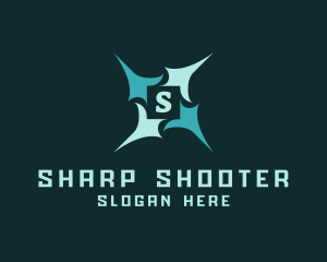 Sharp Pointed Star logo design