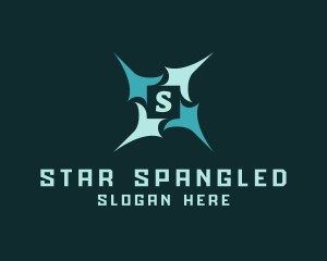 Sharp Pointed Star logo design