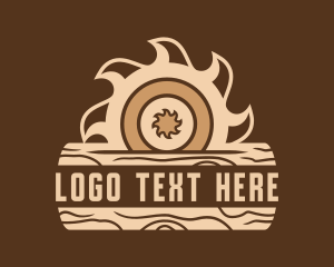 Rustic Saw Blade Woodworking  logo