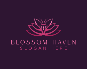 Lotus Flower Spa logo design