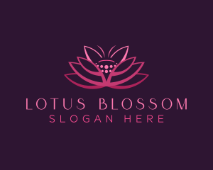 Lotus Flower Spa logo design