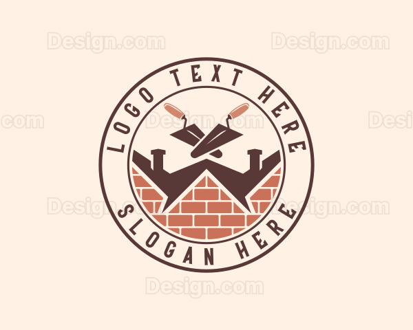 Brick Construction Masonry Logo