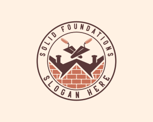 Brick Construction Masonry logo design