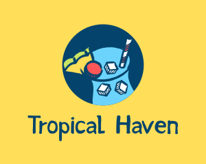 Tropical Party Drink logo design