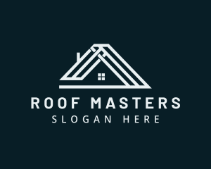 Roof Apartment House logo design