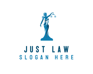 Scale of Justice Woman logo