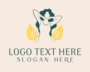 Feminine Botanical Aesthetician logo