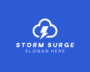 Storm Weather Forecast logo design